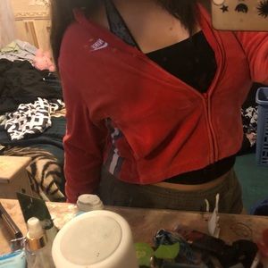 A velvet nike jacket